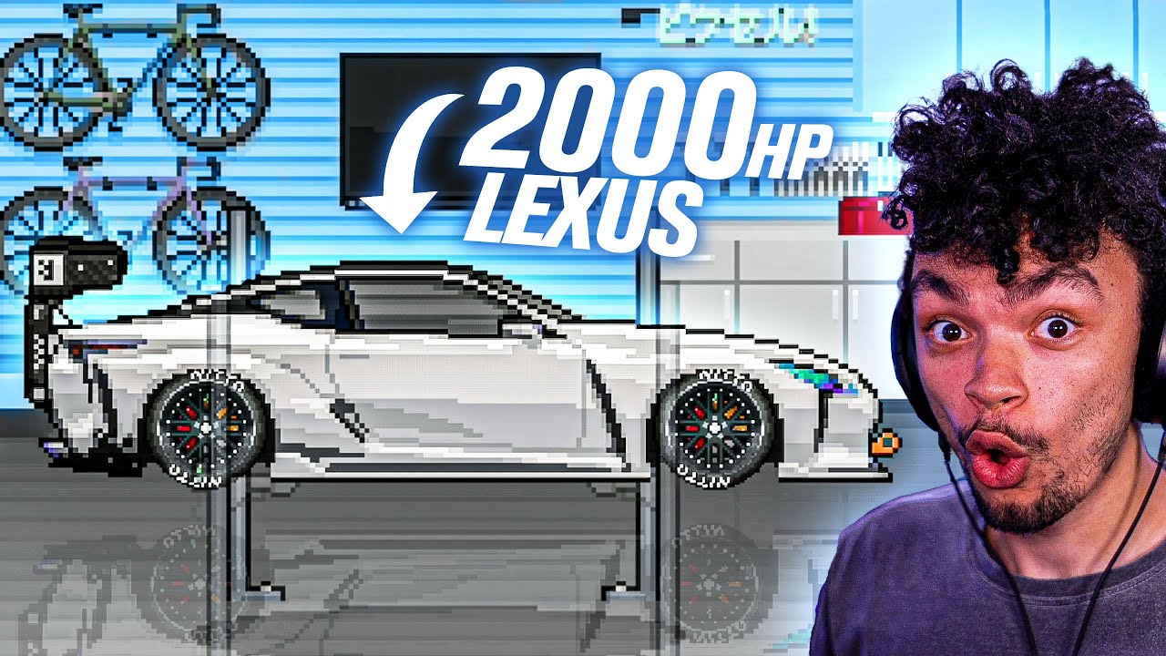 I Built A 2000HP WIDEBODY Lexus LC500 in Pixel Car Racer! - YouTube