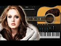 Adele - To Be Loved (snippet) guitar karaoke instrumental cover