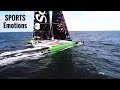 PASSIONNANT Thomas Coville à l'entrainement sur son Maxi trimaran Sodebo