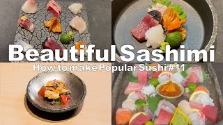 Beautiful Sashimi Plate - How to Serve Sushi (No Rice) by Michelin Sushi Chef by Samurai Sushi Spirits 1,942 views 1 year ago 10 minutes, 56 seconds