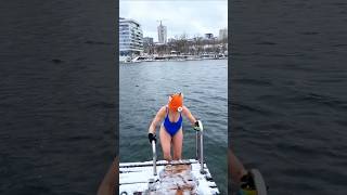 part667#Wim Hof🩱Method Test🧊Mind Over#IceBath#Challenge❄️No FearJust Power#Freezing#Water🌊But Stayed