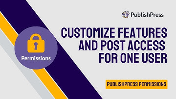 Customize Features and Post Access for One WordPress User