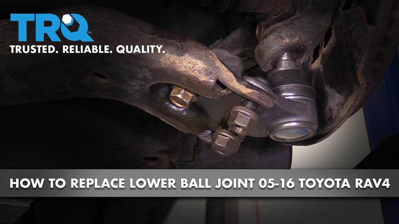 How To Replace Front Lower Ball Joint 05 16 Toyota Rav4 Youtube