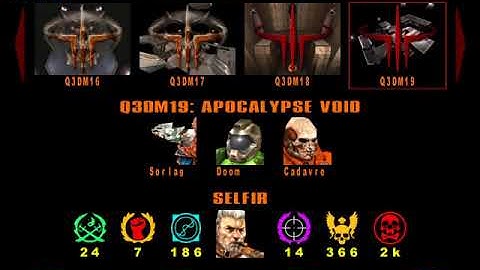 Quake 3 Arena, Tier 6 Apocalypse Void, Difficulty Nightmare