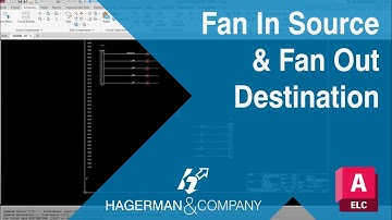 AutoCAD Electrical Fan In Source Fan Out Destination Tutorial for Electrical Engineers