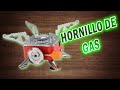 REVIEW (REVISION) EUBSWA Hornillo de gas Portátil para campamento o salidas largas en el monte ✅