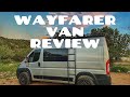 The Cost Effective Wayfarer Build Kit Van Tour and Review of the Build Out Including Extra Features