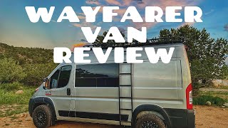 The Cost Effective Wayfarer Build Kit Van Tour and Review of the Build Out Including Extra Features