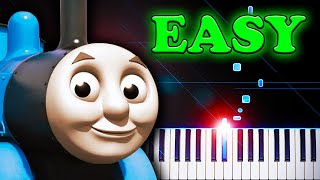 Thomas the Tank Engine Theme - EASY Piano Tutorial Sheet Music Boss