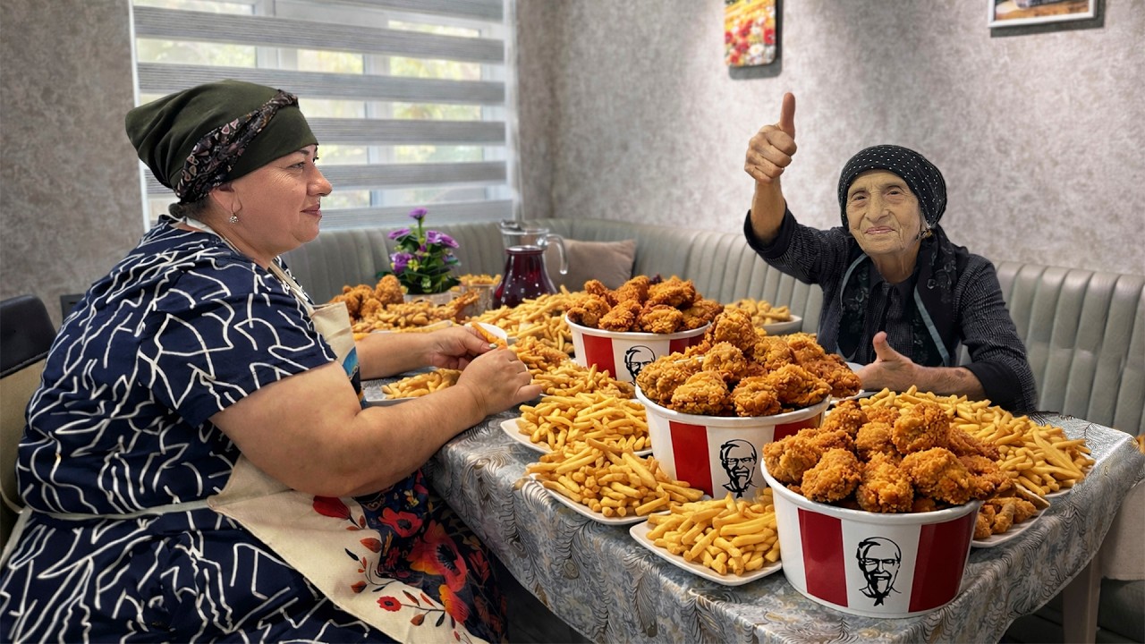 Невероятно хрустящие куриные голени и картофель фри (лучше, чем в фастфуде!)