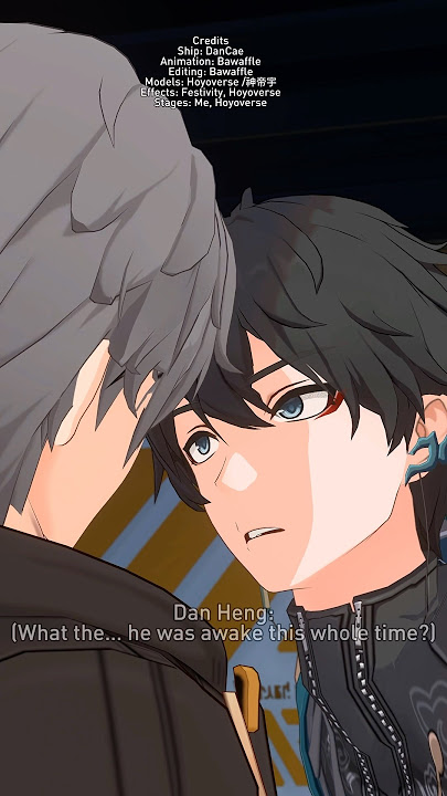 Dan Heng x Caelus CPR scene reanimated?? #honkaistarrail #dancae