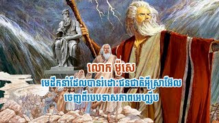លោក ម៉ូសេមេដឹកនាំដែលបានរំដោះជនជាតិអ៊ីស្រាអ៊ែលចេញពីរបបទាសភាពអេហ្ស៊ីប