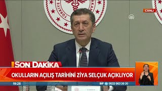 Okulların Açılış Tarihini Ziya Selçuk Açıkladı - Atv Haber 25 Mart 2020