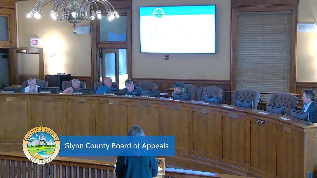 Glynn County Zoning Board of Appeals. 3/14/2024 YouTube