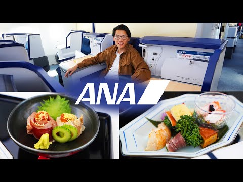 ANA Business Class - Vancouver to Tokyo (A Japanese Feast)