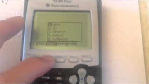 Sigma Notation on TI-84 Plus