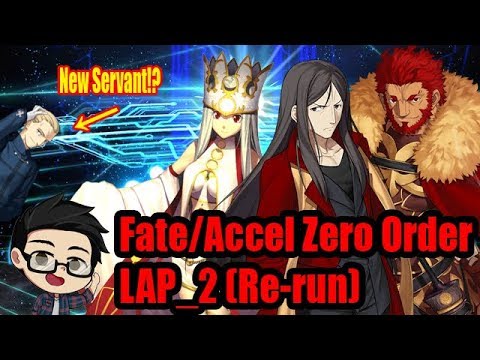 Fgo Jp Fate Accel Zero Order Re Run Event Is Next Youtube