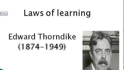 Learning theories 2 Thorndike,Trial and error,laws of learning