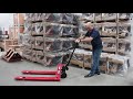 How to bleed the air out of the hydraulic unit on a Pallet jack