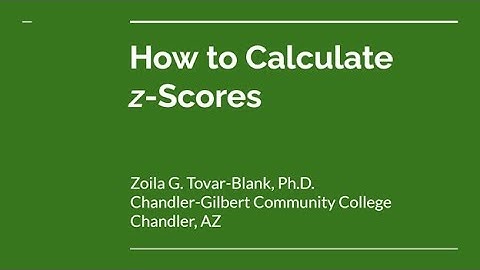 PSY 230: z-scores
