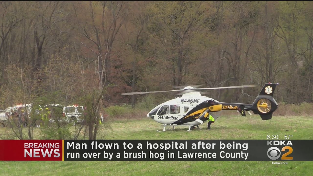 Man Flown To Hospital With Serious Injuries - YouTube