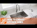 Types of kitchen sinks  the home depot