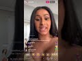 Cardi B goes on Rant !!! (gets emotional)