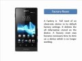 Sony  xperia sola factory reset