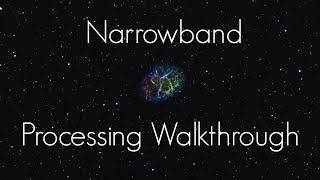 Narrowband processing of the Crab Nebula