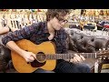 Fredrik halland playing our 1947 martin 00018 at normans rare guitars
