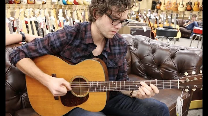 Fredrik Halland playing our 1947 Martin 000-18 at ...