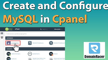 How to Create & Connect mySql Database to Website using cPanel | phpMyAdmin | DomainRacer