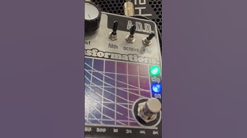 Audio Disruption Devices (A.D.D.) Transformations octave fuzz pedal with Agile baritone guitar