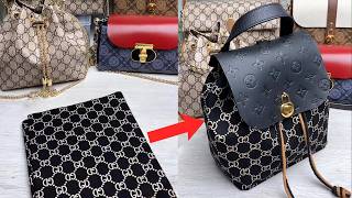 How to Make a Trendy Bag with Foam Board, Jute Rope & Flower Wire Stems #diy #handmade