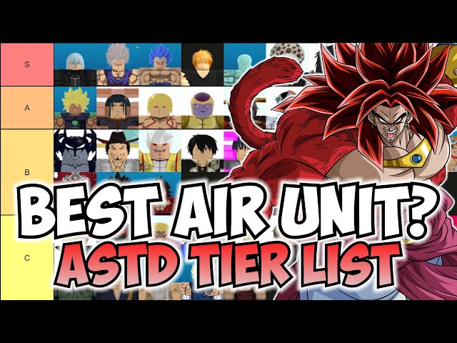 ASTD Air Units 2022 (July) All Star Tower Defense Roblox Tier List  (Community Rankings) - TierMaker