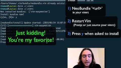 Badass Vim Tutorials - Installing Plugins with NeoBundle