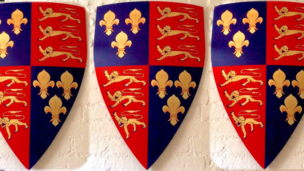 Medieval Heater Shield: Kingdom of France