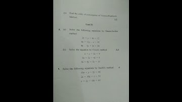 Programming in C and Numerical Methods 2021 , 2022 KUK Question Paper BA BSc 2 year