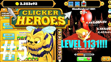 LEVEL 1131!! NO MORE ONE HIT KILLS | Clicker Heroes Part 5