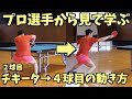 卓球 Tリーグ プロから学ぼう 2球目チキータからの4球目への動き方 琉球アスティーダ 卓球 Tリーグ プロから学ぼう 2球目チキータからの4球目への動き方 琉球アスティーダ