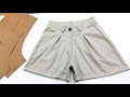 Como fazer shorts feminino alfaiataria corte e costura fcil fcil