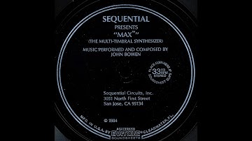 Sequential Circuits MAX Flexi-Disc Demo by John Bowen
