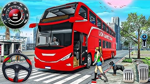 Real Coach Bus Driving Games Simulator - City Bus Driving Games - Android Gameplay