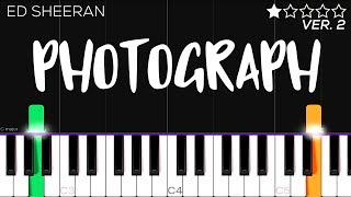 Ed Sheeran - Photograph | EASY Piano Tutorial Resimi