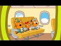 Kid-E-Cats en español | Primera aventura en un avión | DIBUJOS ANIMADOS para niños | Episodio 28