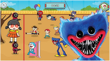 Superhero Play 456 What if SQUID GAME All Levels Gameplay (iOS,Android)