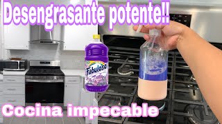 LO MEJOR PARA LIMPIAR TU ESTUFA GRASOSA, GABINETES, COCINA como limpiar la cocina facil y rapido