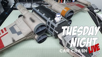 Build the X-Wing LIVE - Parts 84 and 85  - Connecting the Nose Section