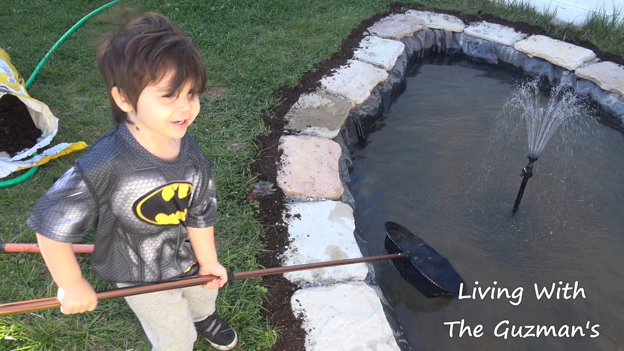 BUILDING OUR BACKYARD POND