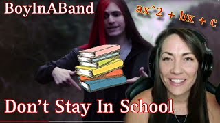 Is he right? Don't stay in school - Boyinaband